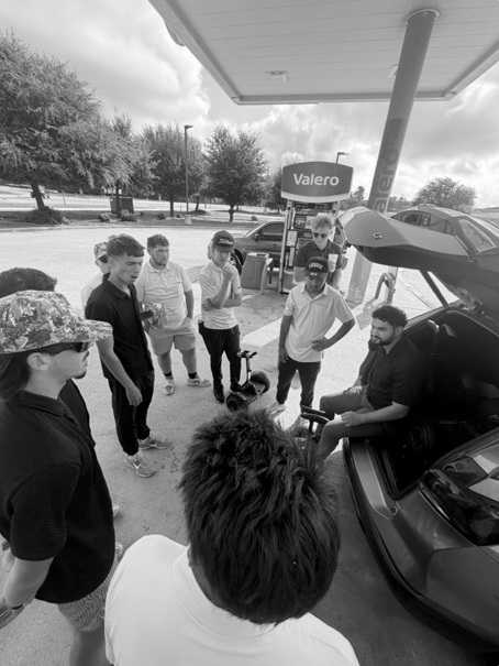 RALLY teammates together at a stop during the season